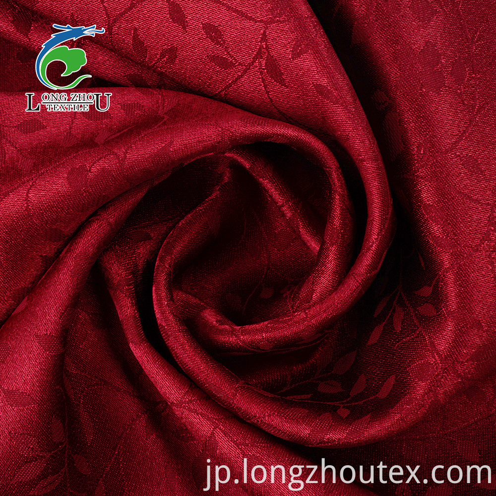 Milan Satin Fabric Jacquard Fabric